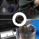 Yuvarlak Voltmetre Termometre 12V/24V