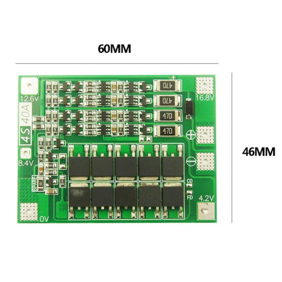 BMS 4S 40A Koruma Kartı Balans