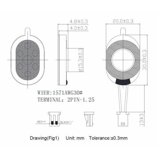 Adafruit 8 Ohm 1 Watt Hoparlör