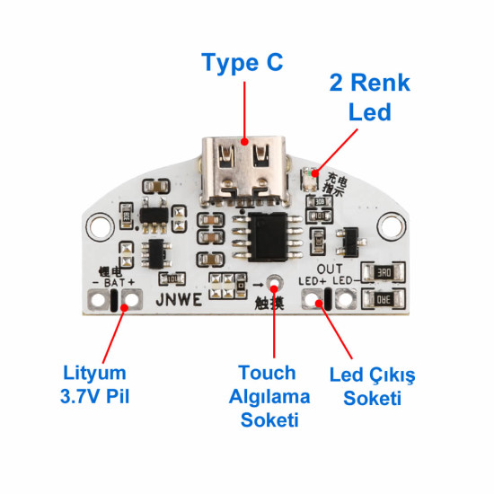 Type-C Led Dimmer Modül