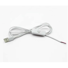 Anahtarlı Usb Kablo 1 Metre Beyaz