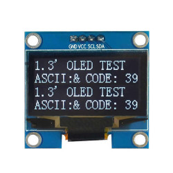 1.3 IIC Oled Lcd Mavi