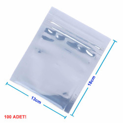Kilitli Antistatik Poşet 13x18cm 100 Adet