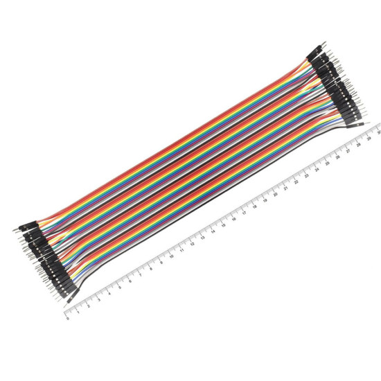 30cm 40 Pin Erkek Erkek Dupont Kablo