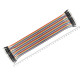 30cm 40 Pin Erkek Erkek Dupont Kablo
