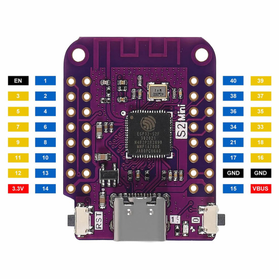 ESP32 S2 Mini Geliştirme Kartı Wifi Type-C