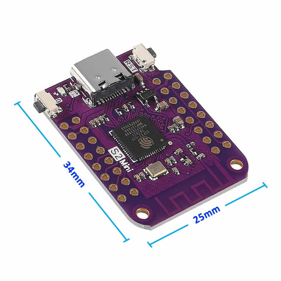 ESP32 S2 Mini Geliştirme Kartı Wifi Type-C